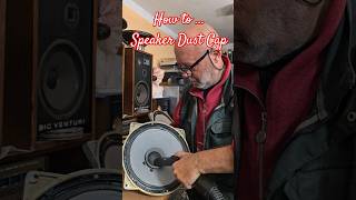 AUDIO TIPS  HOW TO pull out the SPEAKER DUST CAP with the VAC Angelicaaudio [upl. by Lleon445]