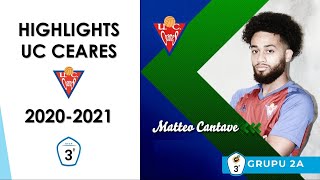 Matteo CANTAVE  Central 1998 Highlights UC CEARES 202021 Spain Tercera division [upl. by Eniamert]