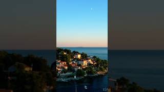 Captivating Croatia Aerial Views of Hvar Island  Short [upl. by Annawahs]