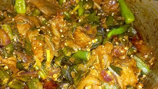 Bhindi gosht Recipe Bhindi gosht ka saln chatpti bhindi gosht Bhindi gosht punjabi style [upl. by Rostand]