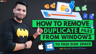 How to Remove Duplicate Files in Windows amp Mac 2023 Free up Disk Space on PC in Minutes [upl. by Alliw]