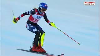 Mikaela Shiffrin 🇺🇸  interview before Are World Cup GS race March 9 2024 sheskis atomic [upl. by Eema]