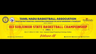 U13 SUB JUNIOR STATE BASKETBALL CHAMPIONSHIP 2024  3rdamp4h  Final  Boys [upl. by Cappello]