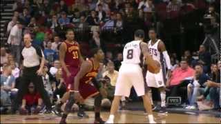 Deron Williams Blows Past Kyrie Irving For an INCREDIBLE DUNK Cavaliers  Nets 31912 [upl. by Refiffej287]