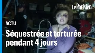 ÉtatsUnis  les images de la libération de Chloe une jeune femme otage dun « serial kidnappeur » [upl. by Selegna]