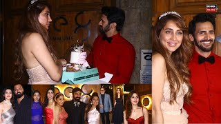 Anusha Birthday Celebration With Husband Varun Happy Birthday Anusha Dandekar [upl. by Hillery909]