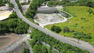 Rugby amp District from above  Cemex HS2 Quarry update July 2024 [upl. by Jayme193]