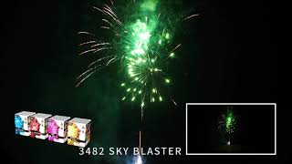 3482 SKY BLASTER Vuurwerktoppers Vuurwerk Eemnes [upl. by Atnoved]