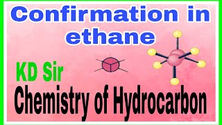 Conformation in Ethane Stability❤️KD Sir एथेन में संरूपण 💝💝 [upl. by Angelle396]