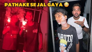 Diwali ke Pathake se Jal Gaya Zeeshan 😳 Be Safe ⁉️ [upl. by Daniell]