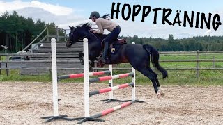 STALLVLOGG  HOPPTRÄNING [upl. by Imotas403]