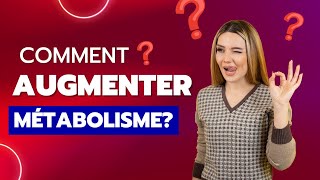 Comment augmenter le métabolisme avec des aliments sains pertedepoids [upl. by Ellenid]