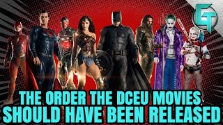 How The DCEU Movies Should Have Been Released  TC Does Comics [upl. by Anitrak]