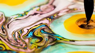 The Art of Suminagashi Japanese Marbling  Craft Therapy  Apartment Therapy [upl. by Aileduab637]