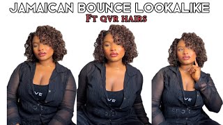 Bouncy curl bulk hair  bouncy curl crochet ft qvr hair  Jamaican curls lookalike  qvr bouncy curl [upl. by Enaled]