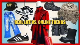 Real Life vs Online Fashion Trends They are VERY different  Mens Fashion amp Streetwear [upl. by Hackney318]