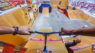 DIY SCOOTER SKATEPARK FOAM PIT [upl. by Malley]