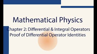 Mathematics For Physics Ch23 Proofs of Operator Identities Using Levi Civita and Index Notation [upl. by Ul]