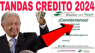 🎉OJO💥 TANDAS🔥CRÉDITOS 🎁PRESTAMOS BIENESTAR 2024 INICIAN REGISTROS Y REQUISITOS [upl. by Adnowal]