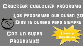 Tutoriales  Como Crackear cualquier programa  2016 [upl. by Karilynn809]