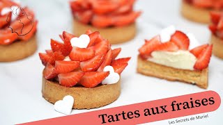 Recette TARTE AUX FRAISES  Cheffe Muriel [upl. by Ahl398]