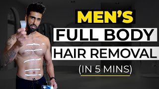 FULL BODY HAIR REMOVAL WITH VEET MEN HAIR REMOVAL CREAM Demo and Review ABHINAV MAHAJAN [upl. by Aldous206]