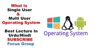 Single User amp Multi User Operating System  Computer Science  Lecture in UrduHindi [upl. by Jeraldine944]