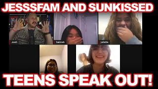 The Teens That Jesssfam amp Sunkissed Mama Came For Speak Out About The Experience  CRAZY [upl. by Ymmak]