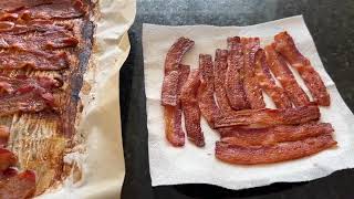 Oven Baked Bacon  You can make ahead and freeze [upl. by Neram]