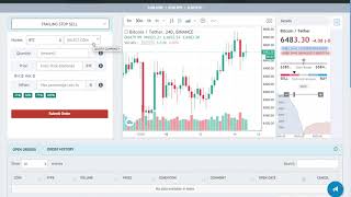 Learn to place Trailing Stop Loss order on all crypto exchanges like Binace bittrex TrailingCrypto [upl. by Elacsap836]