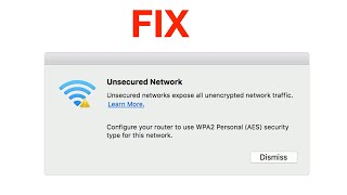 Unsecured Networks Expose All Unencrypted Network Traffic Mac Fix [upl. by Attelra]