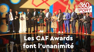 Les acteurs du football africain subjugués par les CAF Awards à Marrakech [upl. by Lyon]