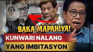 ABANTE VS FP DUTERTE SA QUADCOM ANO NALANG ANG MANGYAYARI KAY ABANTE AT IBANG MYEMBRO NG KOMITE [upl. by Selhorst]