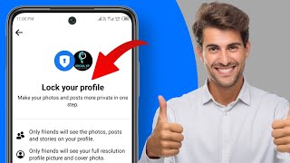 How to LOCK Facebook profile 2024 [upl. by Norehc]