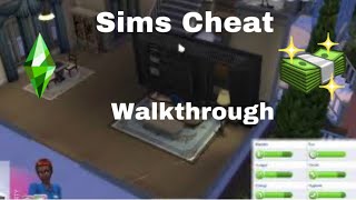 HOW TO NEW SIMS 4 SIMOLEON CHEATNEW CHEAT FEATURING THE SET OBJECT AS HEAD OPTIONSIMS MONEY [upl. by Nevlin]