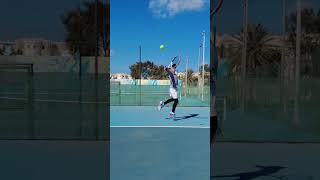 Shapovalovs One handed Backhand at 7 yo  ♨️ Shorts [upl. by Eilrahs]