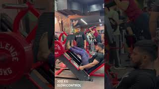 300 kg leg press legpress legworkout fitness motivation youtubeshorts tranding viral [upl. by Elleinahc]