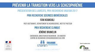 08  Présentation des lauréats Prix Recherche Unafam 2017 [upl. by Esilehc]