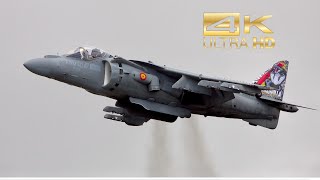 4K Harrier II EAV 8B from the Spanish NAVY flying Display at RAF Fairford RIAT 2023 AirShow [upl. by Kotz823]