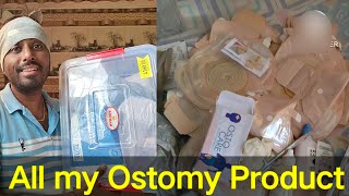 All necessary Ostomy products  Ostomy product which we must keep  Indian Ostomy boy ostomylife [upl. by Evan]