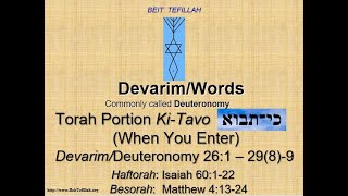 Torah Portion KiTavo 9212024 [upl. by Eldred]