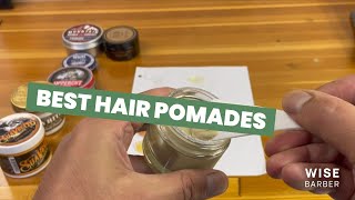 Best Hair Pomades  Wise Barbers Top Picks [upl. by Enellek]