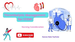 Thrombolytic Therapy for STEMI  Myocardial Infarction Management  Thrombolytic Medication [upl. by Bein572]