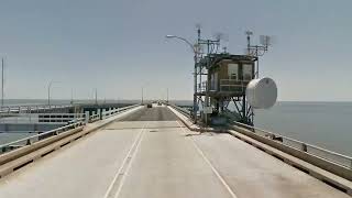 Google street view timelapse Lake Pontchartrain Causeway Louisiana USA [upl. by Knight]