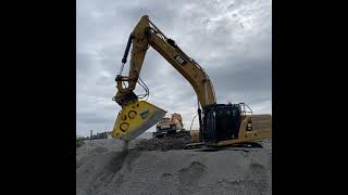 Caterpillar 336 and Epiroc Bucket crusher [upl. by Cutcheon]