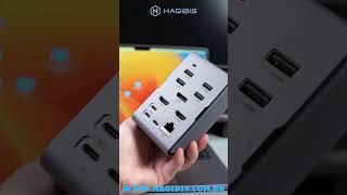 Adaptador USB C com Display de LED Hagibis [upl. by Anwahsak403]