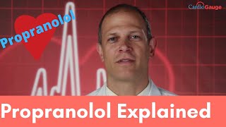 Propranolol General Information and Side Effects [upl. by Sivart644]