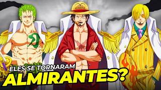 Como seria se LUFFY ZORO E SANJI fossem da MARINHA  É MUITO MELHOR DO QUE VOCÊ IMAGINA [upl. by Aicena]