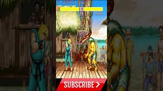 Street Fighter 2 Super Green Ken vs Blanka  Ultimate Showdown [upl. by Apollus558]