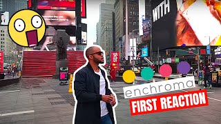 Enchroma glasses STEVIE SEES COLORS 🔸🔹 FOR THE FIRST TIME in TIMES SQUARES NYC [upl. by Cy]